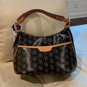 NEW Dooney & Bourke East/West Collins Monogram Shoulder Bag